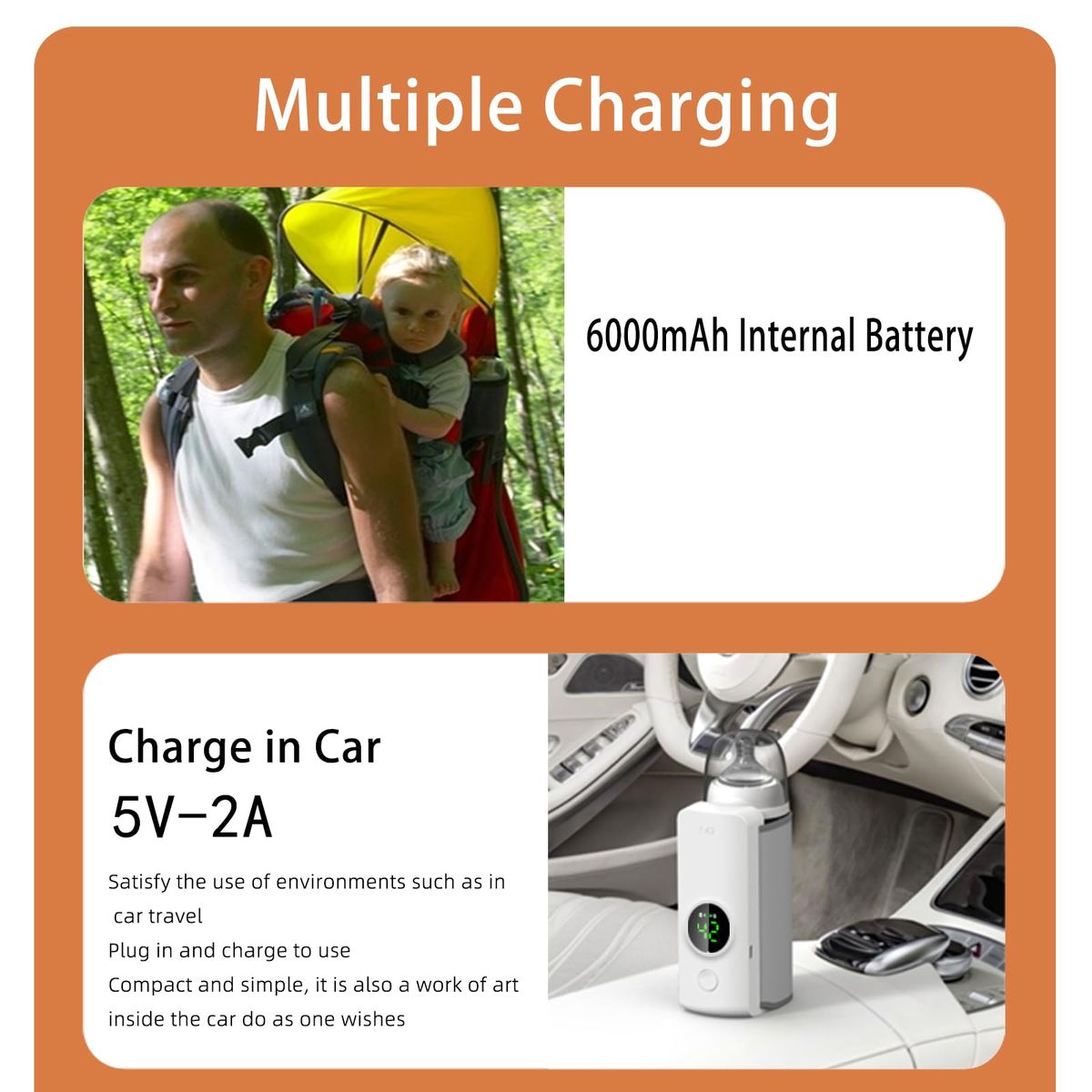 Portable Baby Bottle Warmer for Travel